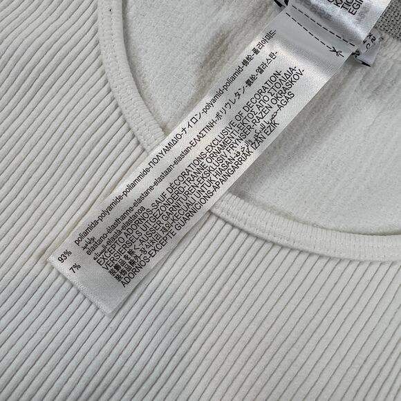 Zara Limited Edition Sea Shell Crop Top Women's XS White Bralette - Picture 7 of 9